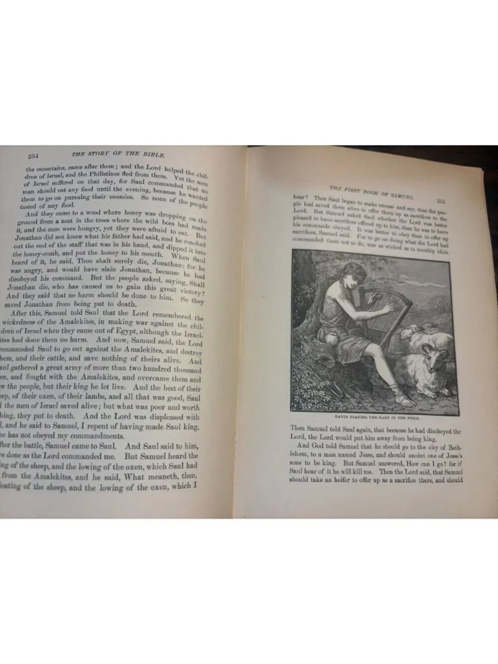 The Story Of The Bible By Charles Foster 19th Century Hardcover w/ Illustrations